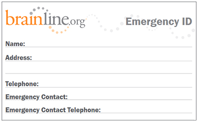 Brain Injury ID Card | BrainLine
